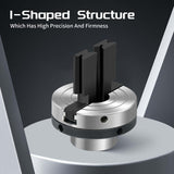 3-1/4 inch 2-Jaws Pen Drilling Wood Lathe Chuck with 1" X 8TPI Headstock Thread, Dedicated Reversible Self-Centering Pen Drilling Lathe Chuck for Woodturning Pen Turning Lathe NNBWKIXI