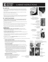 Howard Miller Delia II Curio Cabinet - Locking Slide Door Metal Shelf Clips with Illuminated Linen Finish Cabinets for Collectibles, Trophies Home Decor, Living Room & Dining Area Howard Miller