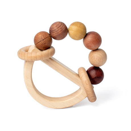 Baby Rattles 0-6 Months Wooden Toys for Babies 6-12 Months Montessori Wood Color Baby Rings for Newborn 0 3 6 12 Month Toddler Toys 1-3 Busy edition