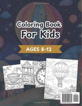 Color My Stress Away!: Coloring Book for Kids Ages 8-12 WoodArtSupply