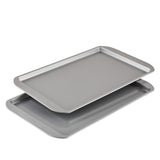 Farberware Nonstick Bakeware Set, Nonstick Cookie Sheets / Baking Sheets - 2 Piece, Gray Farberware