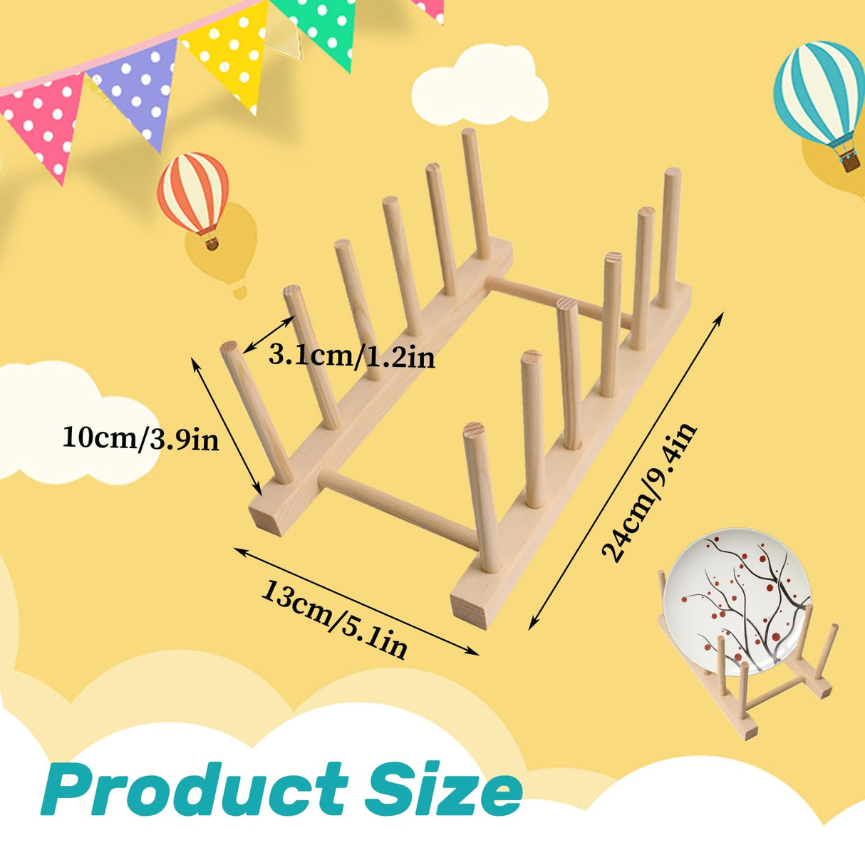 Set of 4 Wooden Puzzle Display Stand, Wooden Puzzle Storage Rack, Puzzle Organizer, Puzzle Holder Rack for Kids Adults Craft Collection Lovers Tefola