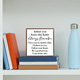 Inspirational House to live in Farmhouse, Entryway Decor Wooden Box, Always Remember You are Braver Than You Think Rustic Wood Block Plaque Box Sign for Family Friends Shelf Table Decoration. （white） MIOOKISS