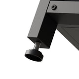 BEWISHOME 40-50 Gallon Fish Tank Stand, Heavy Duty Aquarium Stand with Thickened Metal Frame, Fish Tank Stand with Cabinet for Storage, 36.2" L* 17.7" W Tabletop 1000LBS Capacity Grey KYG03H BEWISHOME