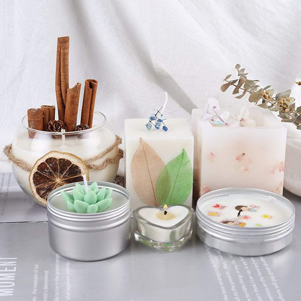 TooGet Pure White Soy Wax Flakes, 100% Natural Soy Wax Bulk for Candle Making DIY, Premium Quality, Top Grade - 1 Pound TooGet