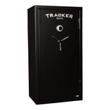 Tracker Safe Gun Safe with Mechanical Lock, 1 Hr Fire Rating, 24x30x59, 22 Gun Cap., Black Tracker Safe