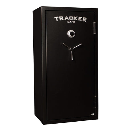 Tracker Safe Gun Safe with Mechanical Lock, 1 Hr Fire Rating, 24x30x59, 22 Gun Cap., Black Tracker Safe