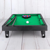 Mini Pool Table Tabletop Desktop Billiards Snooker Game with 2 Sticks, 11 Balls Home Office Desk Stress Relief Games Power Ling CC