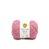 Lion Brand Yarn Feels Like Butta Yarn, Velvety-Soft Yarn for Crocheting and Knitting, 1 Pack, Dusty Pink Lion Brand Yarn