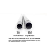 Skywalker Trampolines Lower Enclosure Straight Tube, Pack of 2, Metal color, Part #4201, PK0005 Skywalker Trampolines