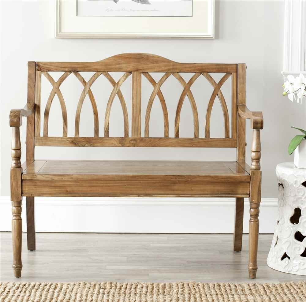 Safavieh American Homes Collection Benjamin Oak Bench Safavieh