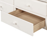 Harper & Bright Designs Twin Over Twin Bunk Bed with Trundle and Storage, Solid Wood Bunk Bed Frame with 3 Drawers for Kids, Teens, Adults (White) Harper & Bright Designs