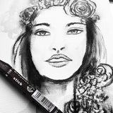 dainayw Graphite Stick Set - Water Soluble - 4B 6B 10B, Art Drawing Supplies for Sketch & Shading Pencils, Artist Sketching - 3 Pcs dainayw