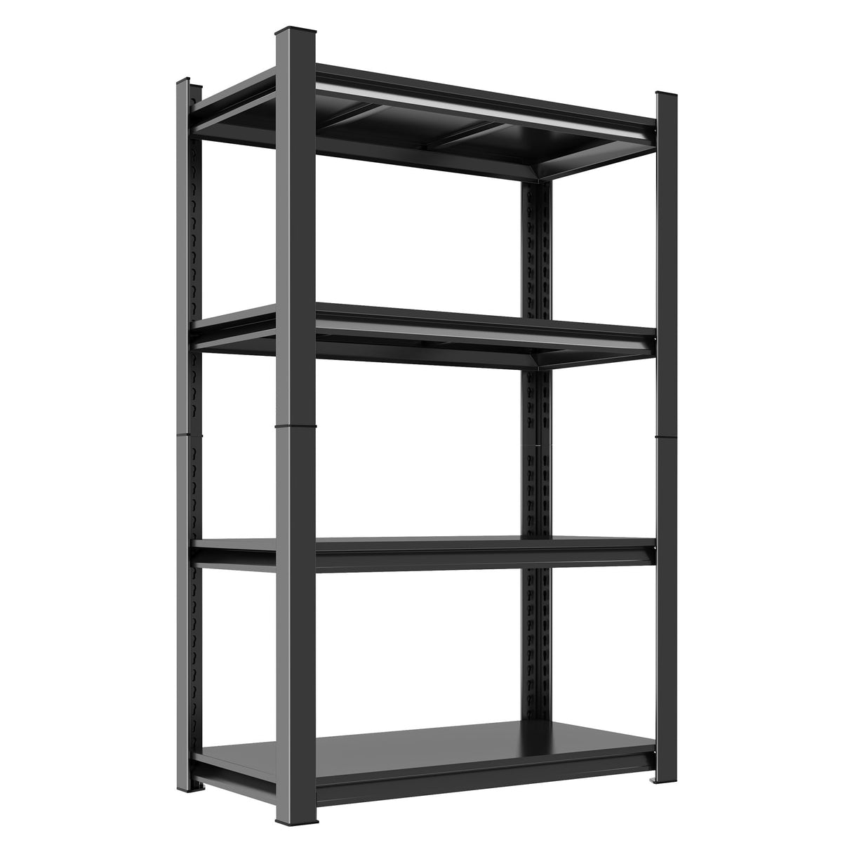 Storage Shelves Heavy Duty,4-Tier Adjustable Metal Industrial Utility Shelf Rack,Garage Shelving Unit Loads 2000LBS for Kitchen, Laundry Room, Pantry, Warehouse, Basement Metallitrend