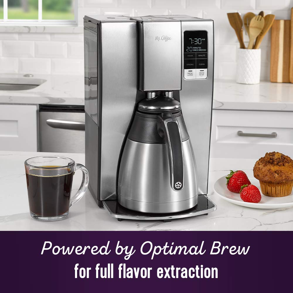 Mr. Coffee Stainless Steel 10 Cup Programmable Coffee Maker Mr. Coffee