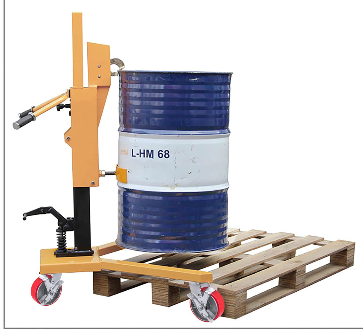 8"X 2" Heavy Duty Casters Wheels - Industrial Caster Wheels Polyurethane Caster Wheel with Strong Load-bearing Capacity 6000 LB, heavy duty casters wheel -set of 4, Widely Used in Tool Box, Trail Jack SY America