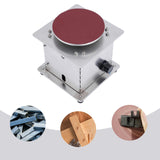 YIYIBYUS Mini Disc Sander Electric Small Sanding Disc Machine Polisher Edge Sharpener Tool Sanding Belt Machine for Wood Plastic Metal and Scissors Sanding 4 inch 6000RPM YIYIBYUS