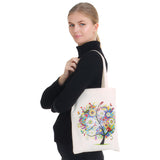 JGA JOGGING ARM 5D Art Craft Diamond Painting Shopping Canvas Tote Bag Handwork Organize Handbag Gift for Women Mom Daughter JGA JOGGING ARM