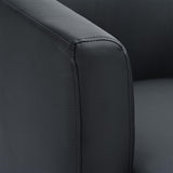 Eafurn 360 Degree Swivel Accent Barrel Chair, Swivel Club Chair Cozy Soft Padded Armchair for Living Room with Skirt for Nursery Living Room Bedroom Reception Room Office Eafurn