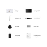 HUION Inspiroy H640P Drawing Tablet, 6x4 inch Digital Art with Battery-Free Stylus, 8192 Pen Pressure, 6 Hot Keys, Graphics Tablet for Drawing, Writing, Design, Teaching, Work with Mac, PC & Mobile HUION