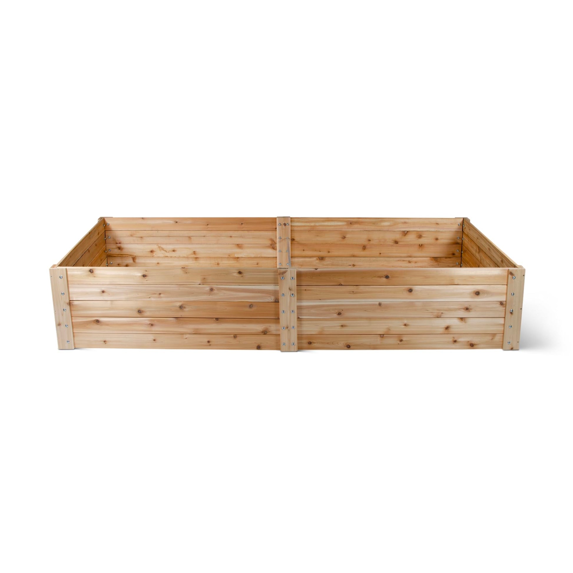 Infinite Cedar Select Cedar Raised Garden Bed - 4' x 8' x 17.5" - Handcrafted in Maine from North American Western Red Cedar Wood - WoodArtSupply