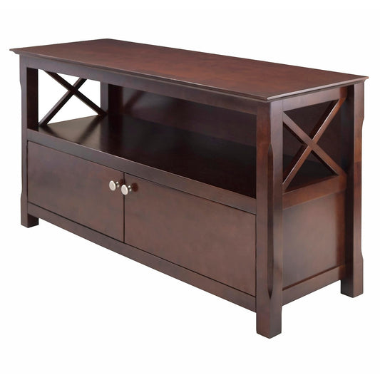 Winsome Xola 40643 Cappuccino TV Stand (40643) - WoodArtSupply