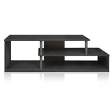 Furinno Econ Low Rise TV Stand, Black/Black Furinno