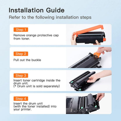 E-Z Ink Compatible TN760 Toner Cartridges Replacement for Brother TN-760 TN730 TN-730 to Use with HL-L2350DW HL-L2395DW HL-L2390DW HL-L2370DW MFC-L2750DW MFC-L2710DW DCP-L2550DW (Black, 4 Pack)