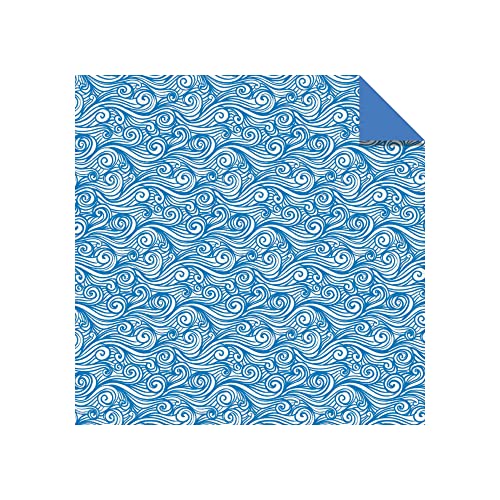 Origami Paper 200 sheets Blue and White Patterns 6" (15 cm): Double Sided Origami Sheets Printed with 12 Different Designs (Instructions for 6 Projects Included) - WoodArtSupply