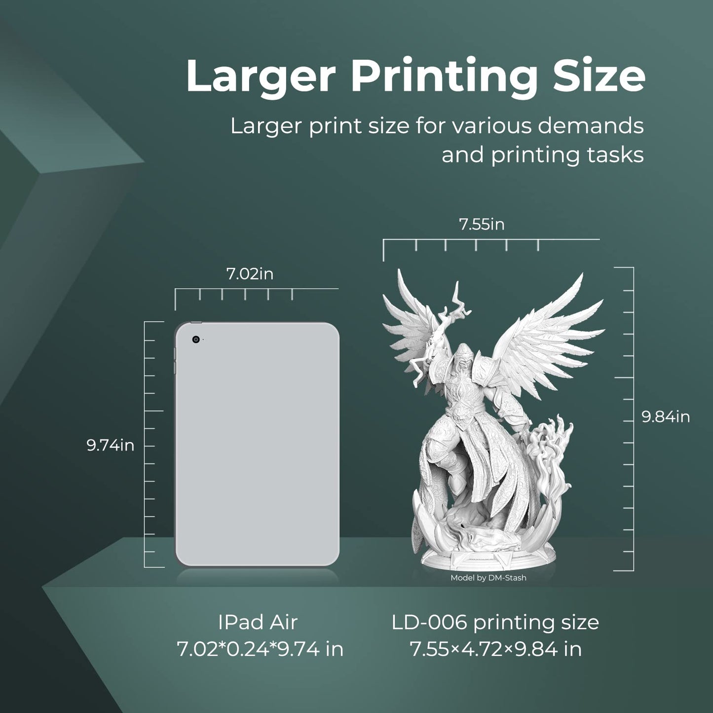 Creality Resin 3D Printer LD-006 8.9 Inch Ultra 4K Monochrome LCD Upgraded UV Resin Photocuring Printer with Fast and Precise Printing Print Size of 7.55×4.72×9.84 Inch - WoodArtSupply