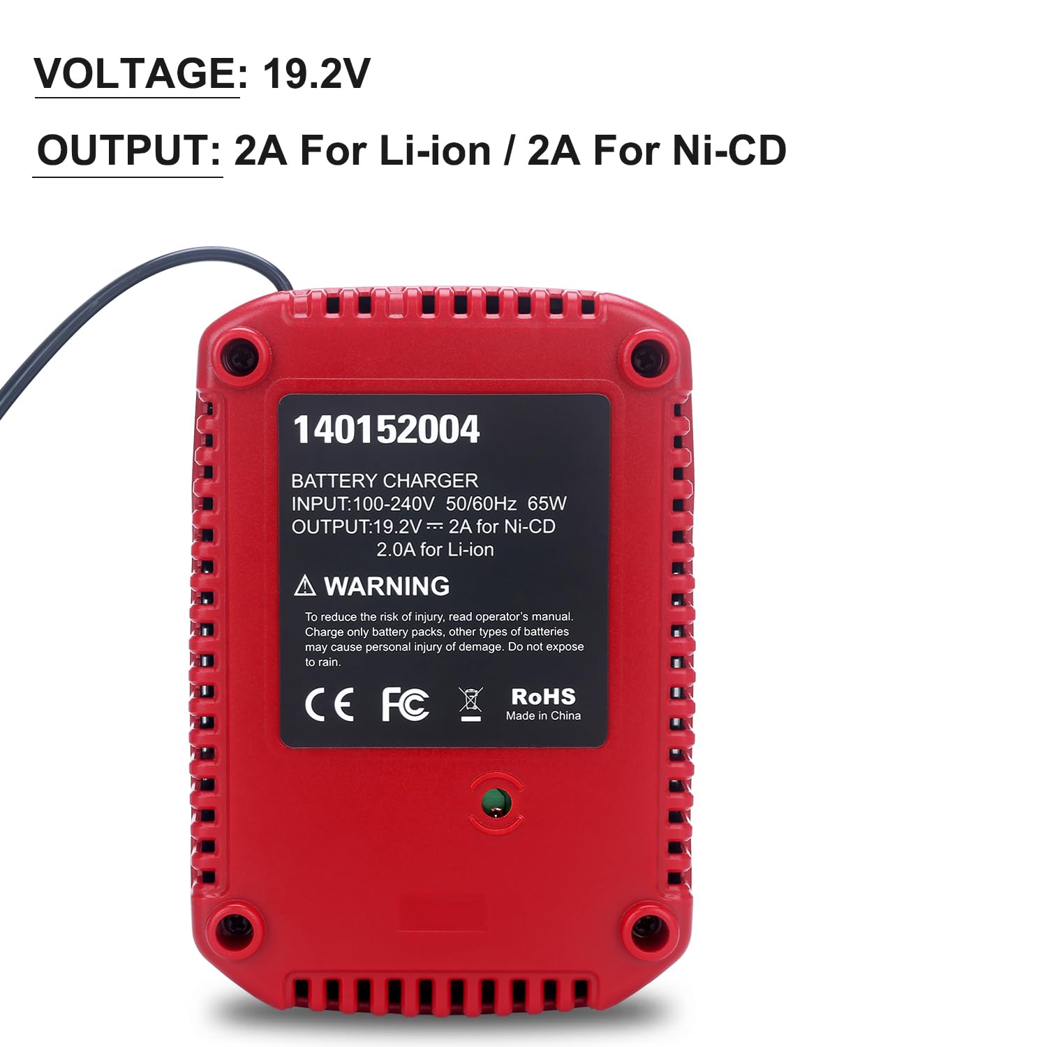 19.2V C3 Charger Replacement for Craftsman 19.2 Volt Lithium-ion & Ni-cad Battery Charger 140152004 DieHard XCP Battery 1425301 1323903 130279005 11375 11376 315.PP2011 - WoodArtSupply