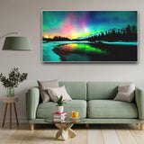 2 Pack Diamond Painting Kits，Large 5D DIY Aurora Diamond Painting Kits for Adults，DIY Full Drill Crystal Rhinestone Arts and Crafts，Lake Gem Art Painting with Diamond for Home Wall Decor (28X16inch) OFRKE