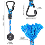 BeneLabel Playground Equipment, Ninja Obstacle Course for Kids 2pc, Hanging Obstacles with 2 Triangle Safety carabiners, Plastic Ball Grip, Monkey Bars for Kids BeneLabel