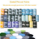 YOOTOM Dragon Latch Hook Rug Kits for Adult, DIY Rug Crochet Making Kits with Pre-Printed Canvas and Latch Hook Tool and Enough Yarn, 20x15in YOOTOM