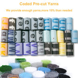 YOOTOM Latch Hook Kits for Adult Kids Beginners,Wall Hanging Embroidery Latch Hook Rug 20x15in,Pre-Cut Yarn Arts and Crafts,Easy Pattern YOOTOM