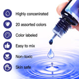 OSBANG Oil-Based Candle Dye - 20 Non-Toxic, Non-Irritating Colors for DIY Candle Making - Vibrant Concentrated Soy Wax, Beeswax, Gel Wax Dyes OSBANG