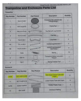 BouncePro 14-Ft Replacement Trampoline Enclosure UPPER FRAME TUBE Bounce Pro