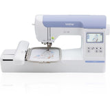 Brother PE800 Embroidery Machine, 138 Built-in Designs, 5" x 7" Hoop Area, Large 3.2" LCD Touchscreen, USB Port, 11 Font Styles Brother