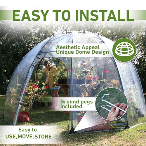 Tierra Garden 50-2510 Haxnicks Garden Sunbubble Greenhouse, Large Tierra Garden