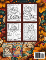 Cozy Dog Coloring Book: Beautiful Illustrations of 50 Dog Breeds to Color and Relaxing For adult WoodArtSupply