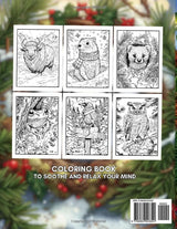 Christmas Wildlife Coloring Book: Experience a forest Christmas alive with wildlife—friendly deer, playful foxes, winter birds, and moonlit trails in ... wonder, and peaceful coloring therapy. Majosta