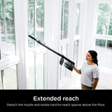 Shark IZ631H Cordless Pro Vacuum with PowerFins and Self-Cleaning Brushroll, Includes Upholstery Tool & Crevice Tool, Up To 60 Minute Runtime, HEPA Filtration, Cordless Vacuum, Dark Grey/Mojito Shark