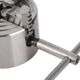 Lathe Chuck, K72-80 4 Jaw 3.15 Inch 4000r per min Independent and Reversible Jaw Metal Lathe Chuck Turning Machine Accessories with 1 Hex wrench and 3 Screws Zetiling