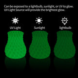 INLAND Micro Center PLA+ 3D Printing Filament 1.75mm, Green Glow in The Dark - Glowing PLA Plus 3D Printer Filament - PLA Pro Dimensional Accuracy +/- 0.03 mm - 1 kg Cardboard Spool (2.2 lbs) INLAND