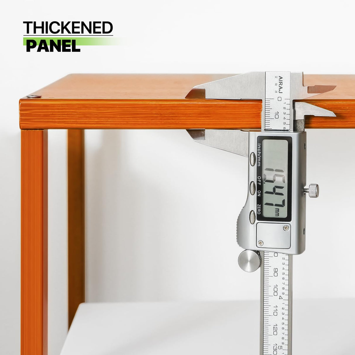 Magshion 6-Tier Bookshelf with 2 Drawers, Ladder Bookshelf with Cabinet Tall Narrow Bookcase, Bamboo Open Book Case Chinese Vintage Display Etagere Freestanding Books Shelves, Brown Magshion