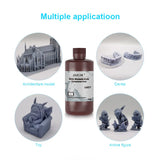 JAMG HE Rapid UV-Curing Resin 405nm, Dental Model Resin for Orthodontic Brace Water Washable with Lower Shrinkage & High Presicion Grey 500g JAMG HE