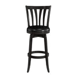 Hillsdale Savana Wood Bar Height Kitchen Stool, 29.5" High, Black Hillsdale