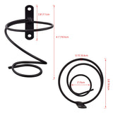 Mocoum 6 Pack Wall Mounted Wine Racks - Red Wine Bottle Display Holder with Screws, Metal Hanging Wine Rack Organizer for Beverages/Liquor Bottles Storage (6 Pack, Downwards-Style 2) Mocoum