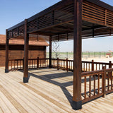 XZWMY 4x4 Post Base 6 Pcs, Post Brackets (Inner Size 3.6"x3.6"), Black Powder-Coated Heavy Duty Solid Steel Deck Post Anchor for Outdoor Support Deck,Fence,Porch,Railing,Mailbox,Pergola… XZWMY