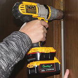 waitley Battery Adapter for Dewalt DCA1820 18V-20V Converter with USB Port Function Compatible with DC9096 DE9096 waitley